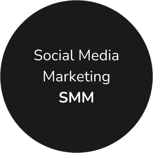 Social Media Marketing - SMM dunkel